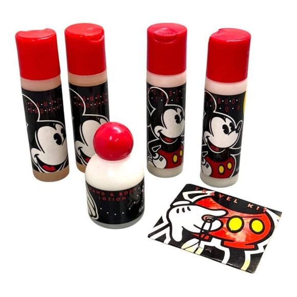 Disney World Resort Mickey Mouse Travel Kit Hand Body Lotion Shampoo Conditioner - Picture 1 of 5